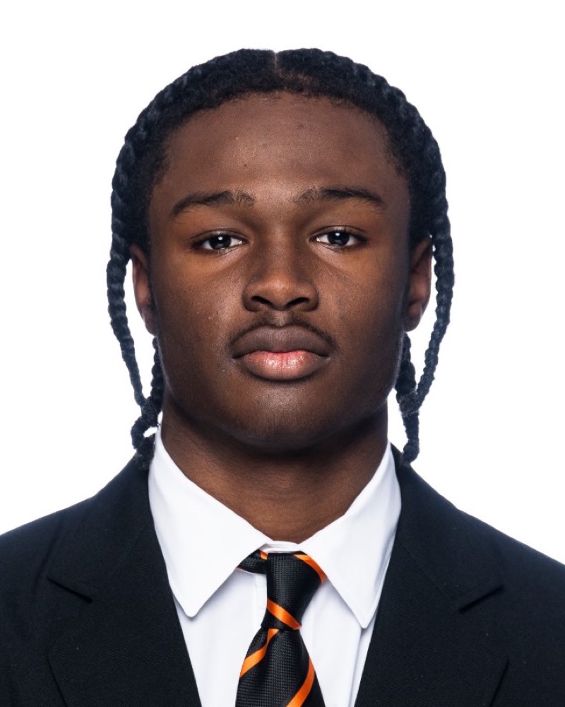 Portrait of Jesse Legree in an Oregon State football uniform